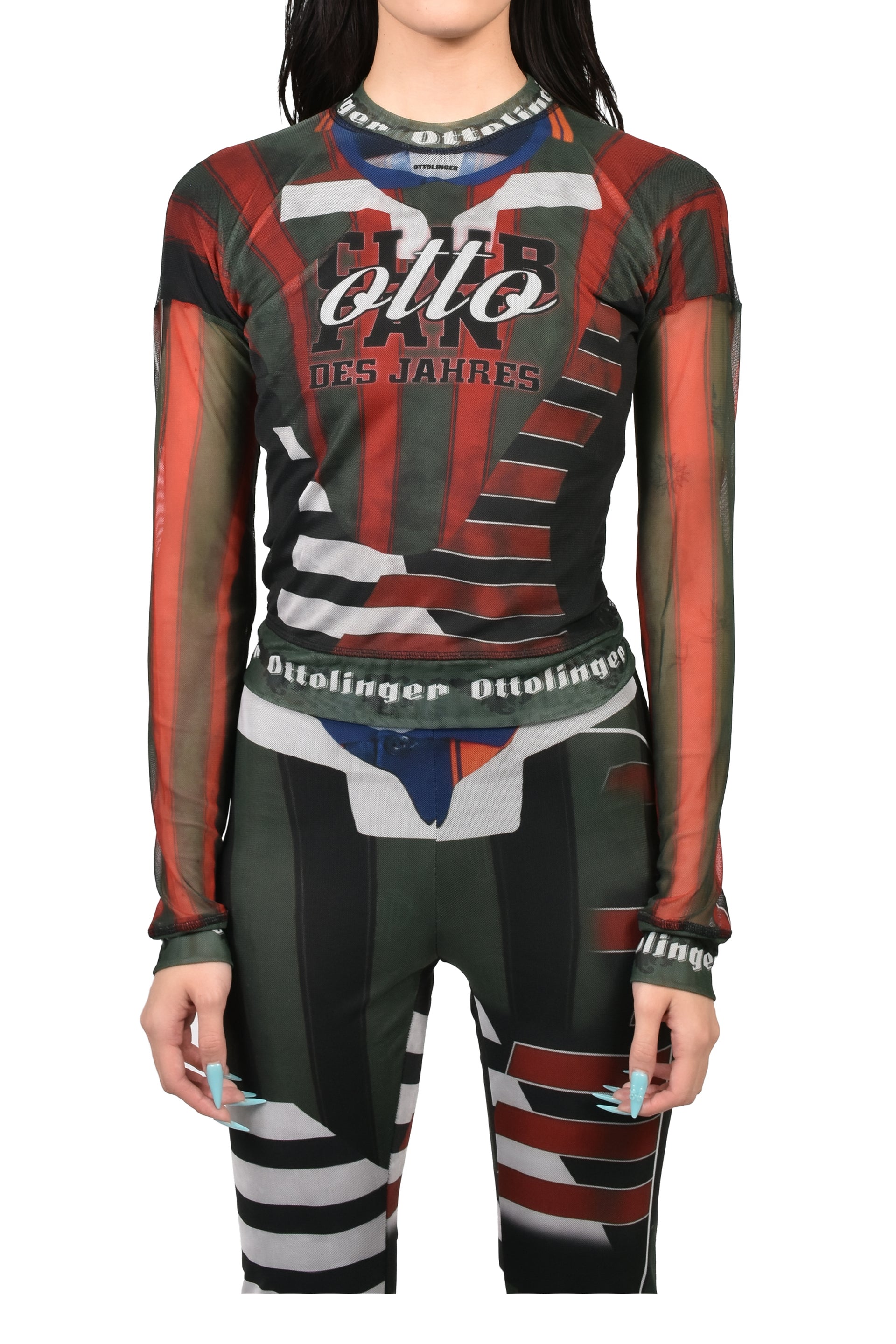 MESH LONGSLEEVE / RED