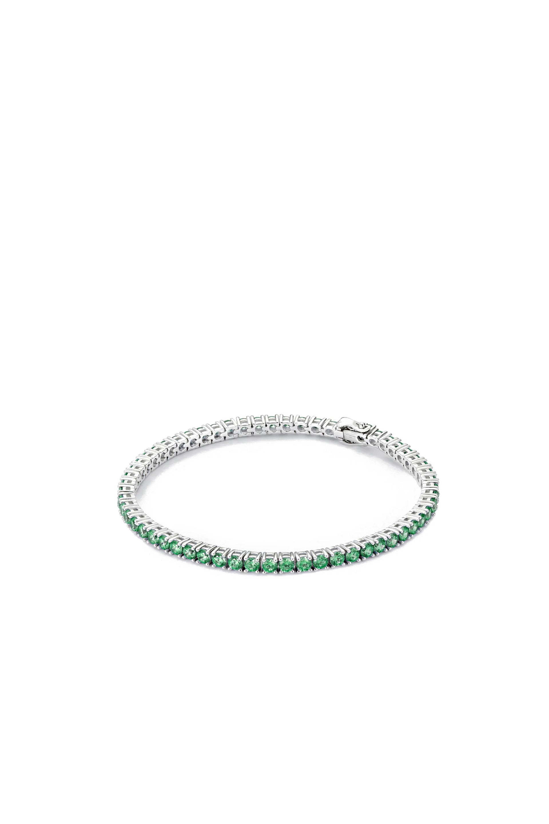 HATTON LABS CLASSIC TENNIS BRACELET / GRN