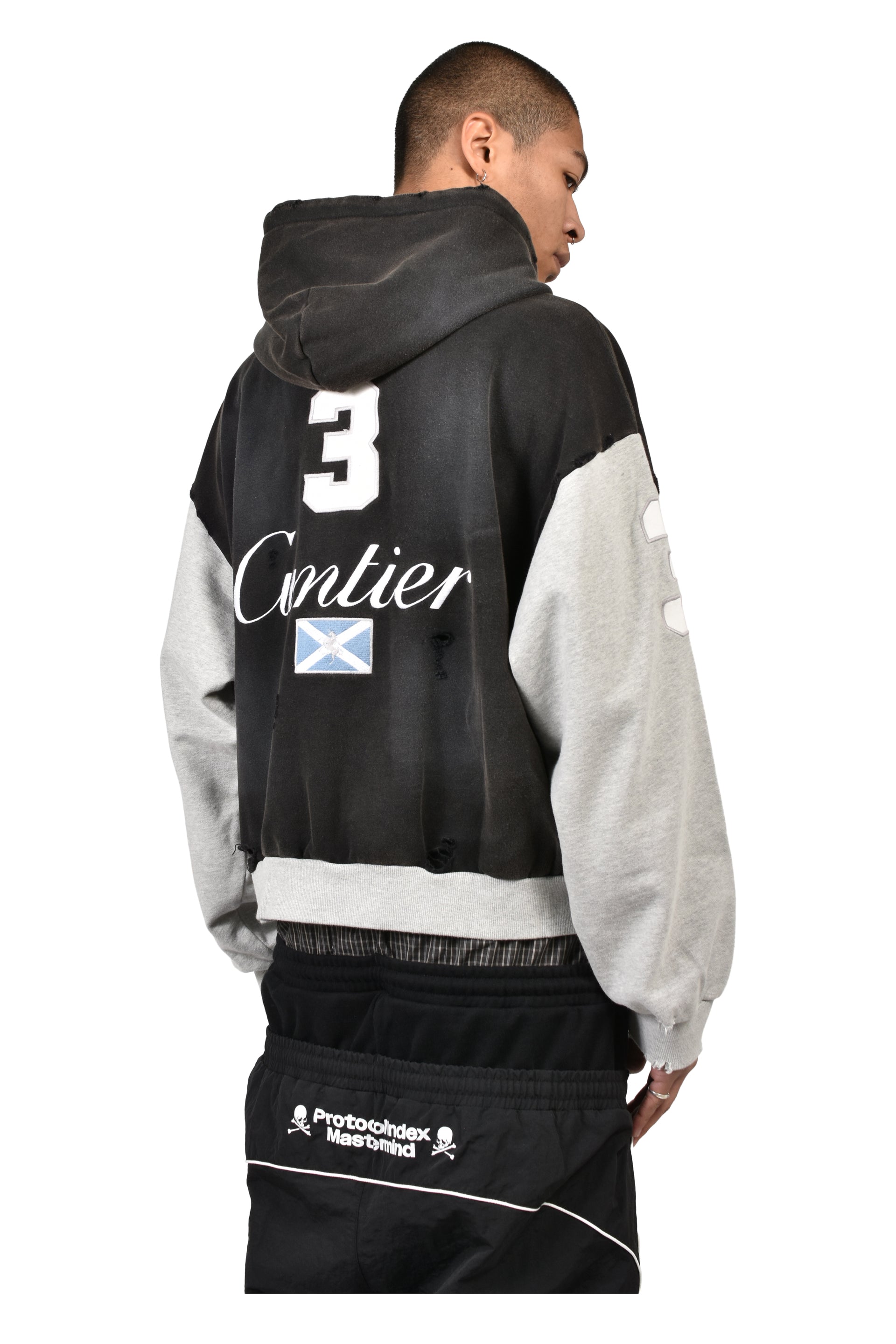 CUNTIER ZIP HOODIE / BLK