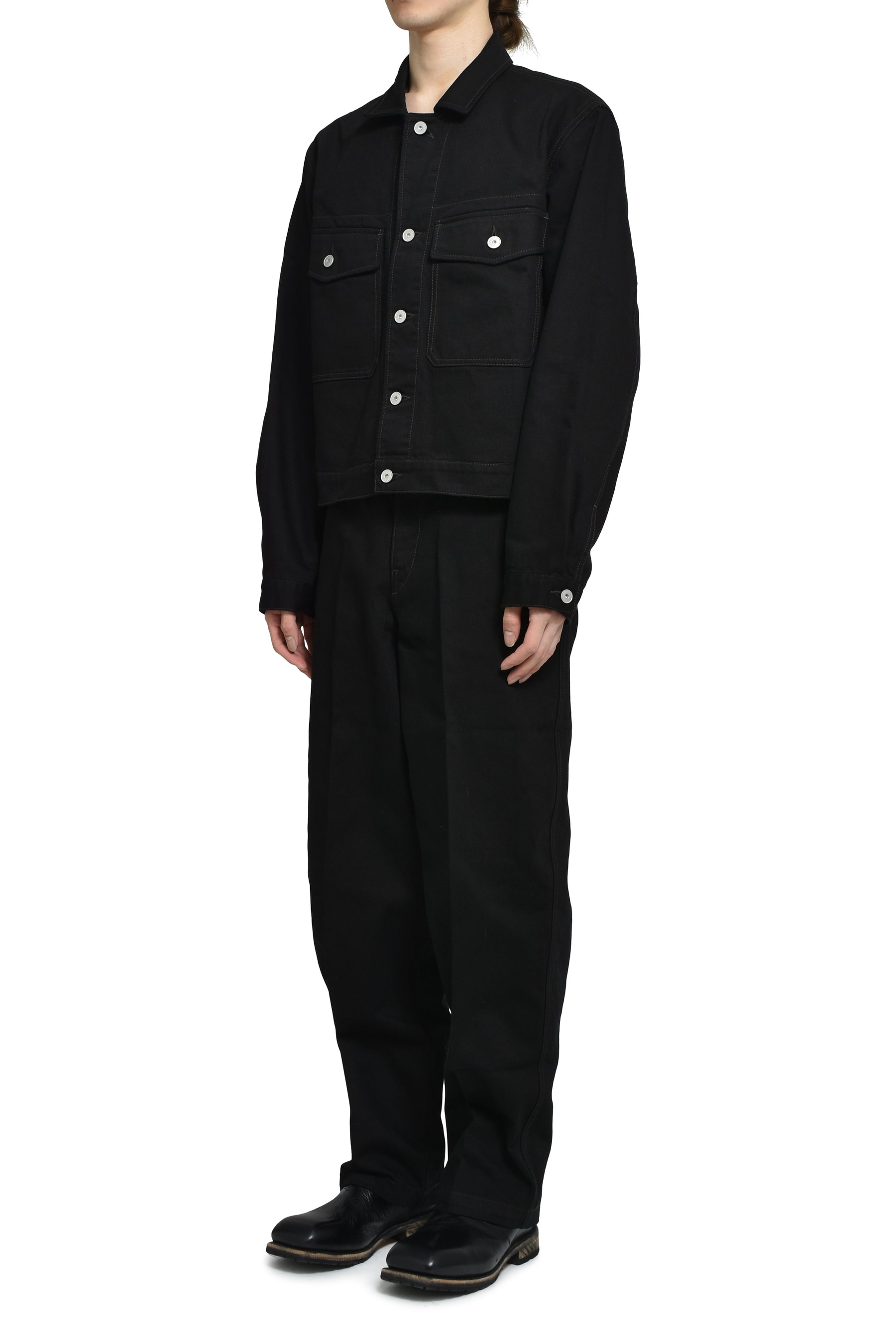MAXI BARREL WORKWEAR PANTS / BLK