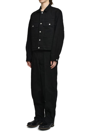 MAXI BARREL WORKWEAR PANTS / BLK