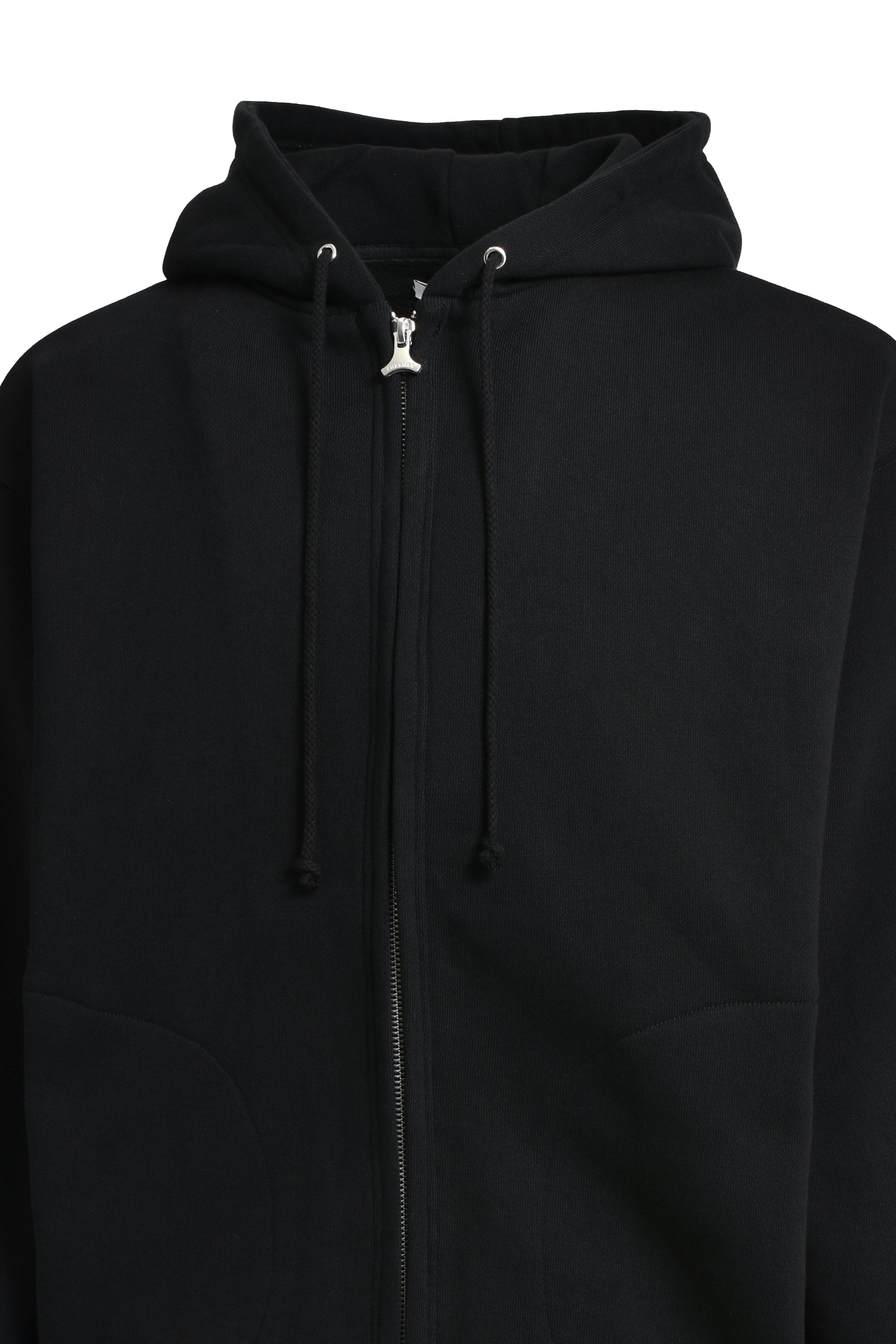 D-POCKET BOXY HOODIE / BLK