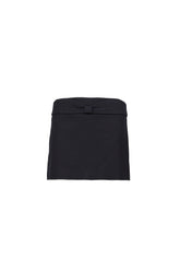 BOW LOW-WAIST MINI SKIRT / NVY