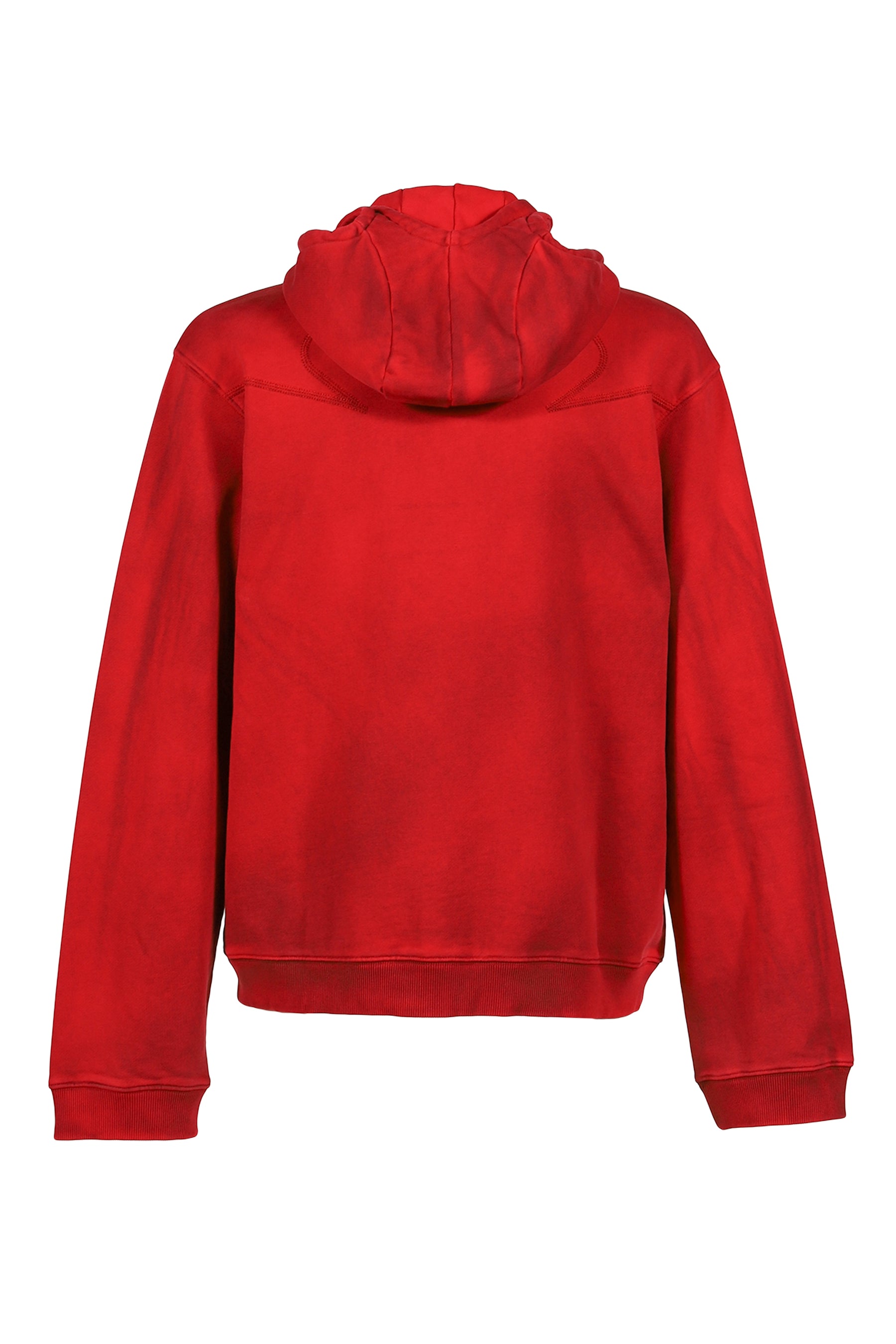 THREE ZIP HOODIE BLOODY RED / RED