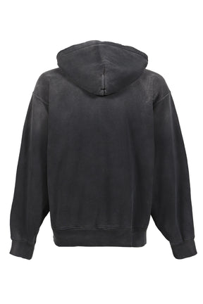 CYBERNETICS ZIP UP HOODIE / WASHED BLK