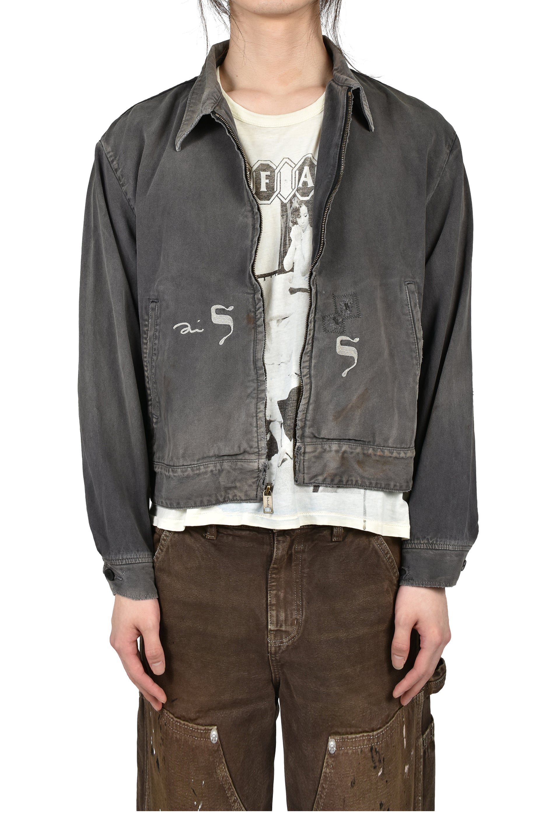 HEBREW MECHANICS JACKET / BLK