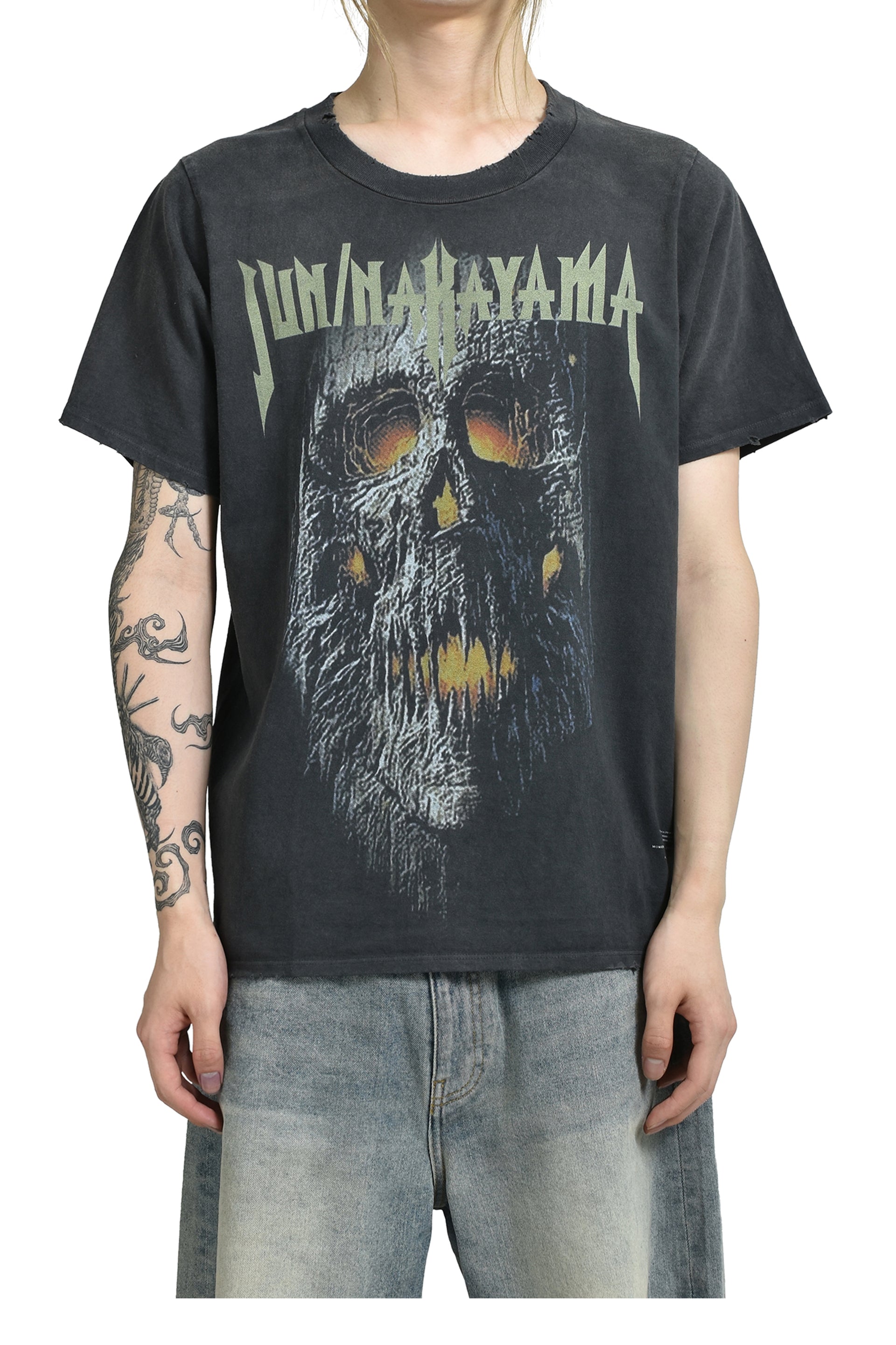 SKULL T-SHIRTS / BLK