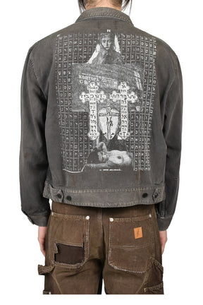 HEBREW MECHANICS JACKET / BLK