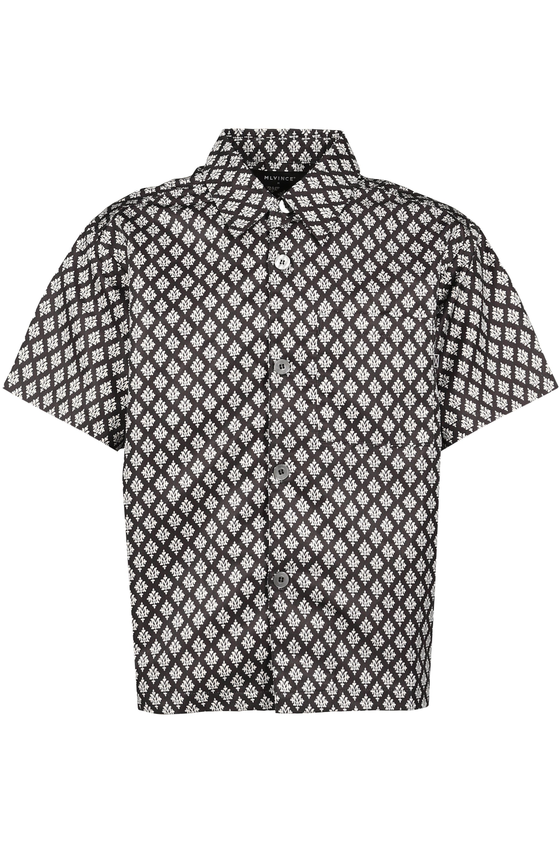 MONOGRAM S/S SHIRTS / BLK