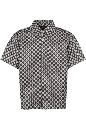 MONOGRAM S/S SHIRTS / BLK