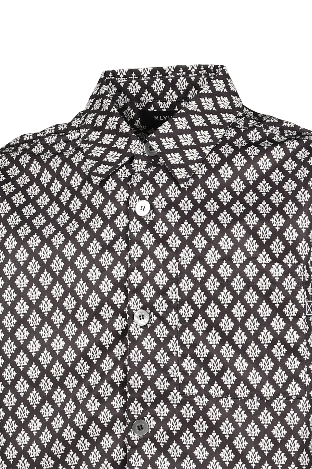 MONOGRAM S/S SHIRTS / BLK