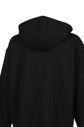 BUNNY ZIP UP HOODIE BLACK FLEECE / BLK