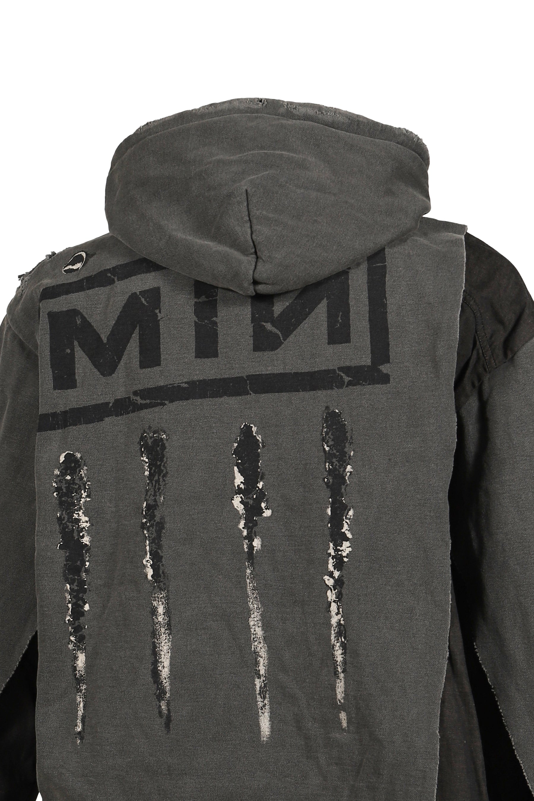 BOOTLEG DOCKING SHIRT HOODIE(SHINE)DUST BLACK / DUST BLK