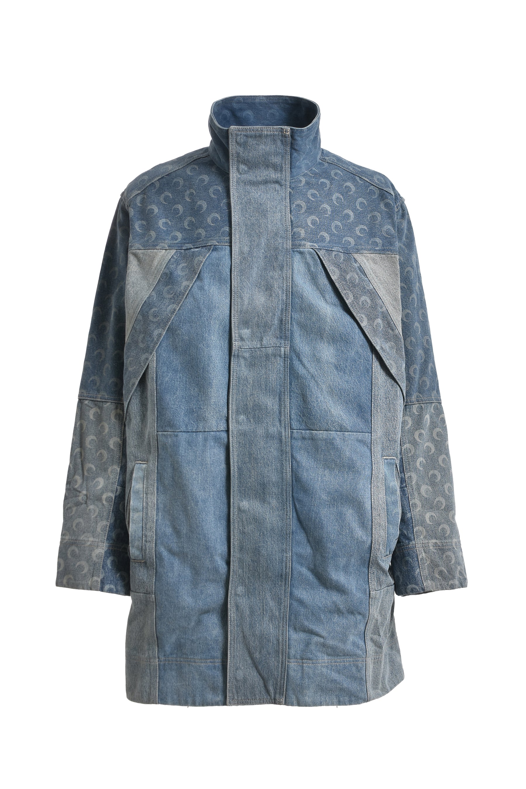 Marine Serre マリーン セル FW23 REGENERATED DENIM PARKA / GR30 -NUBIAN