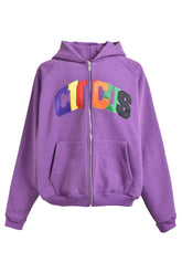 KOLLIDE ZIP-UP HOODIE / PUR