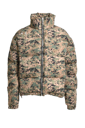 CAMO DOWN JACKET / GRN