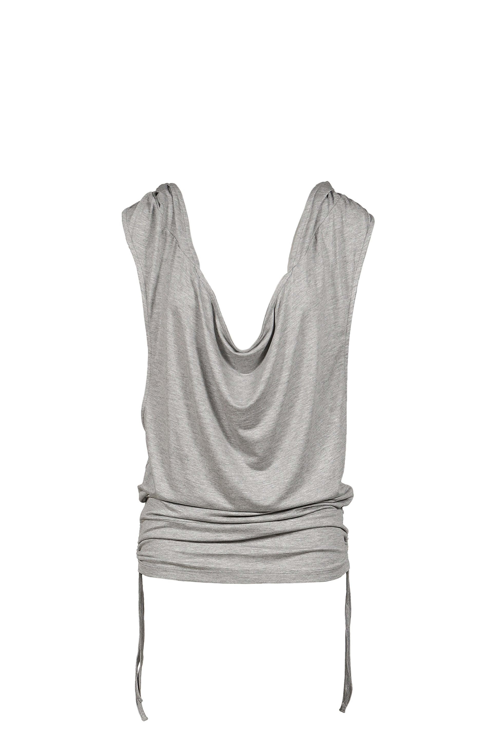 COWL BOXER HOODIE / L GRY