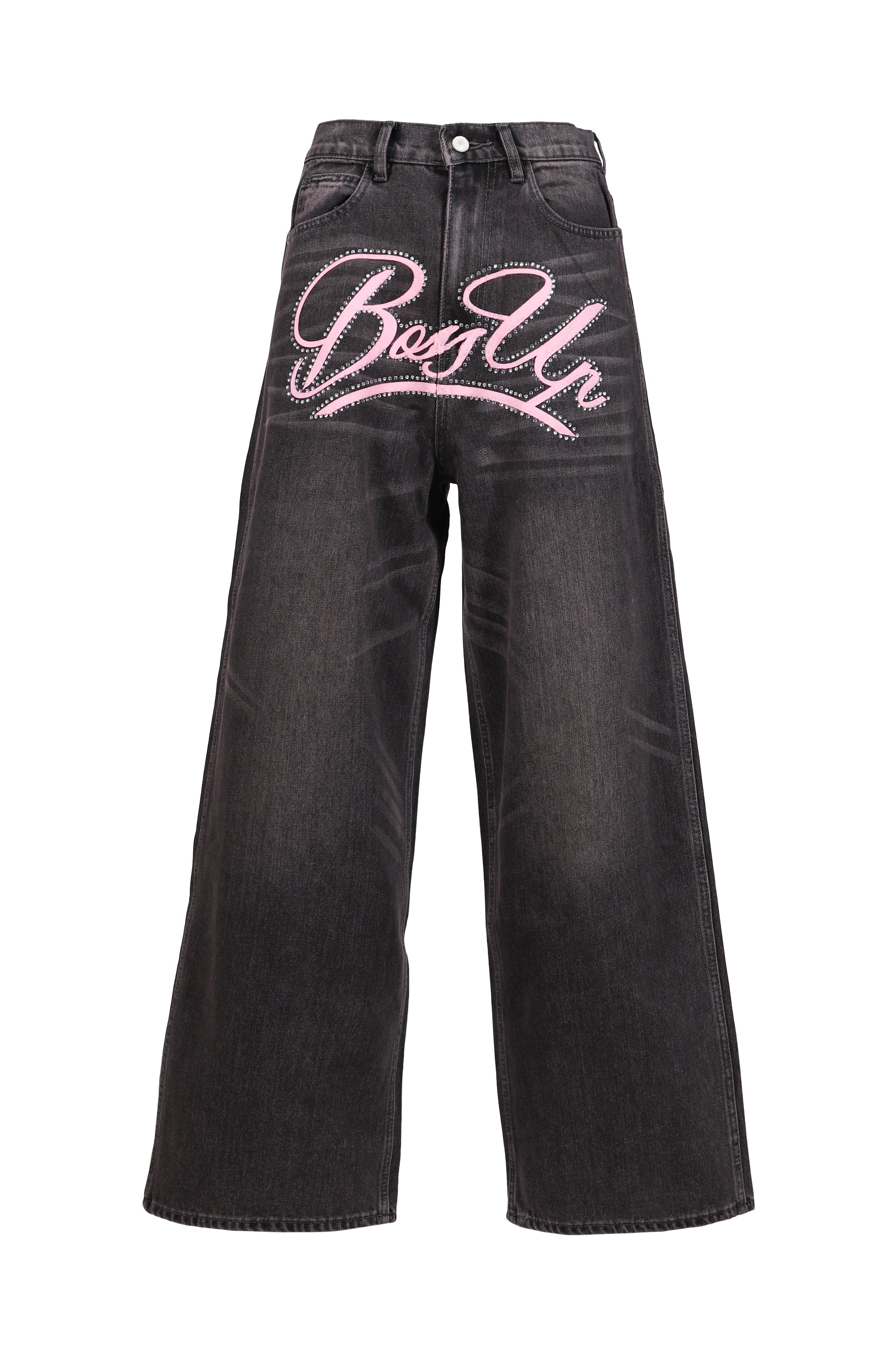 BossUp ボスアップ FW25 ARCH BAGGY JEANS / BLK - NUBIAN ヌビアン