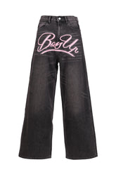 ARCH BAGGY JEANS / BLK