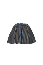STRIPE PUFFY SKIRT / BLUE STRIPES