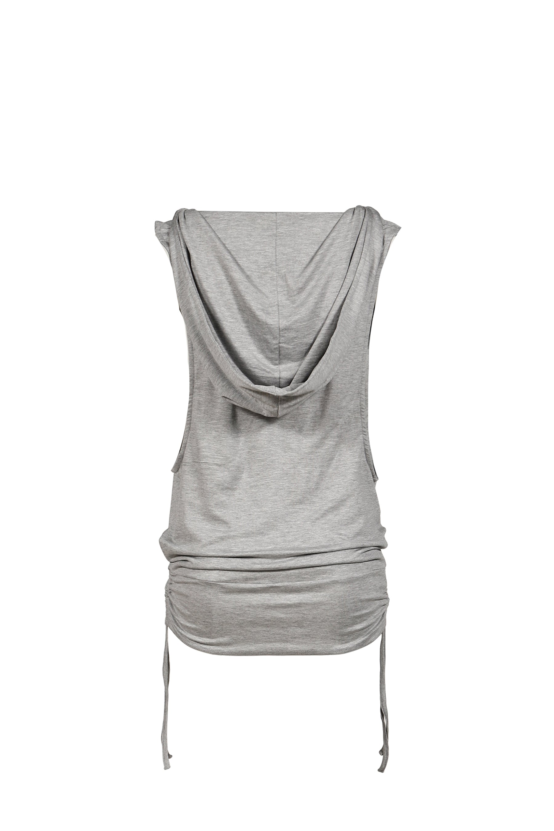 COWL BOXER HOODIE / L GRY