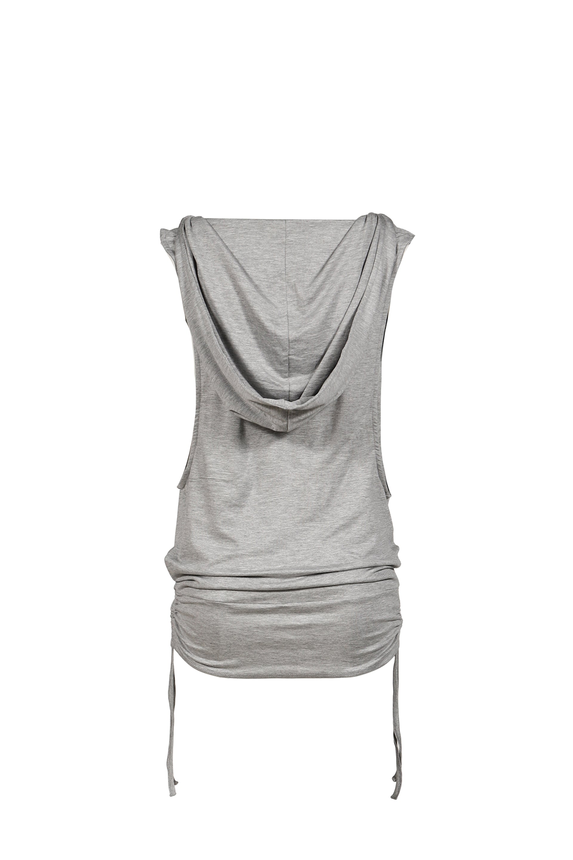 COWL BOXER HOODIE / L GRY