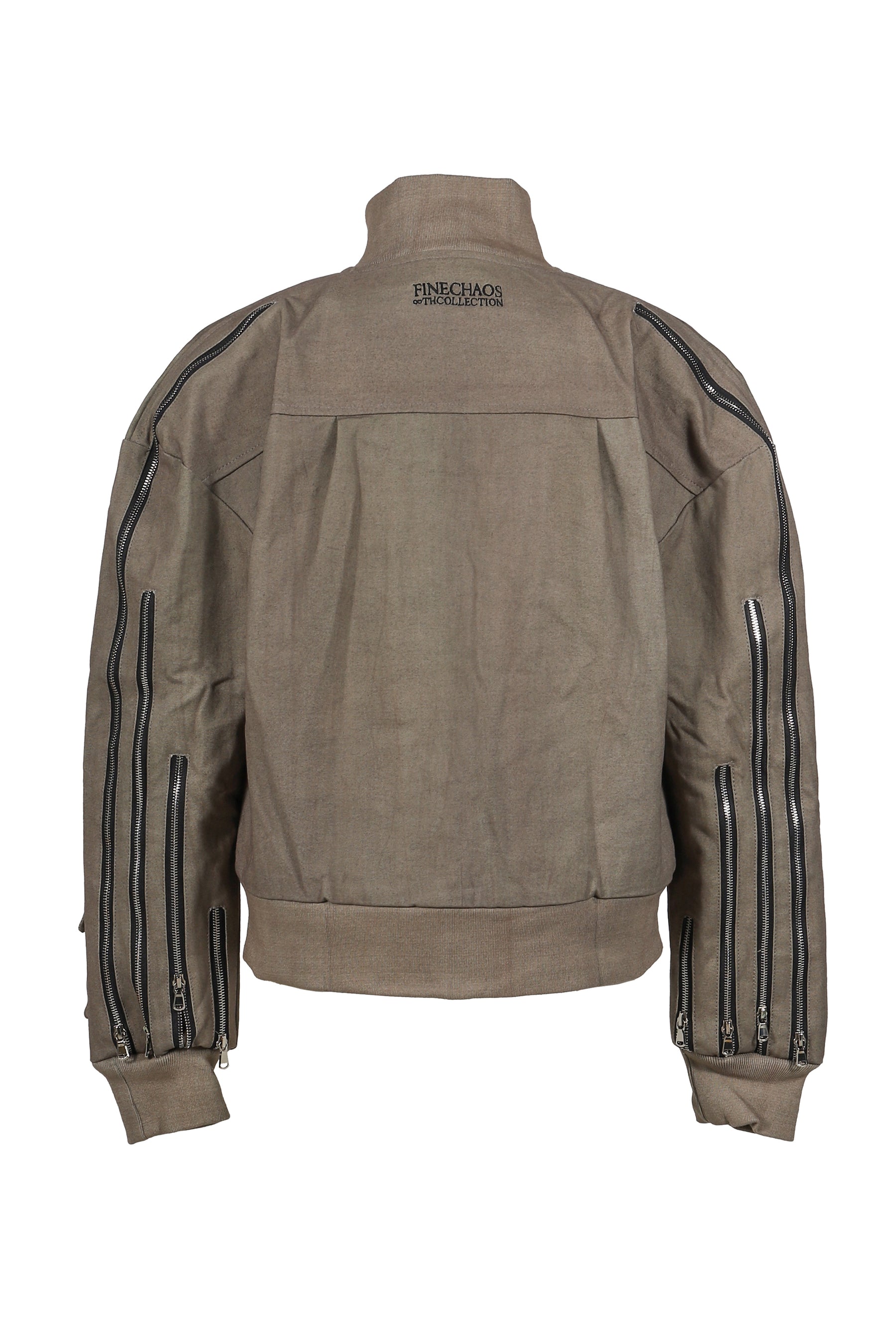 CANVAS ZIPPER DREAM BOMBER / FADED GRN 