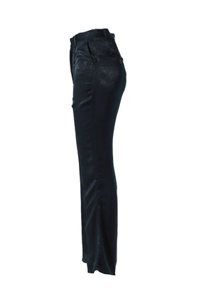 SATIN BELL BOTTOM PANTS