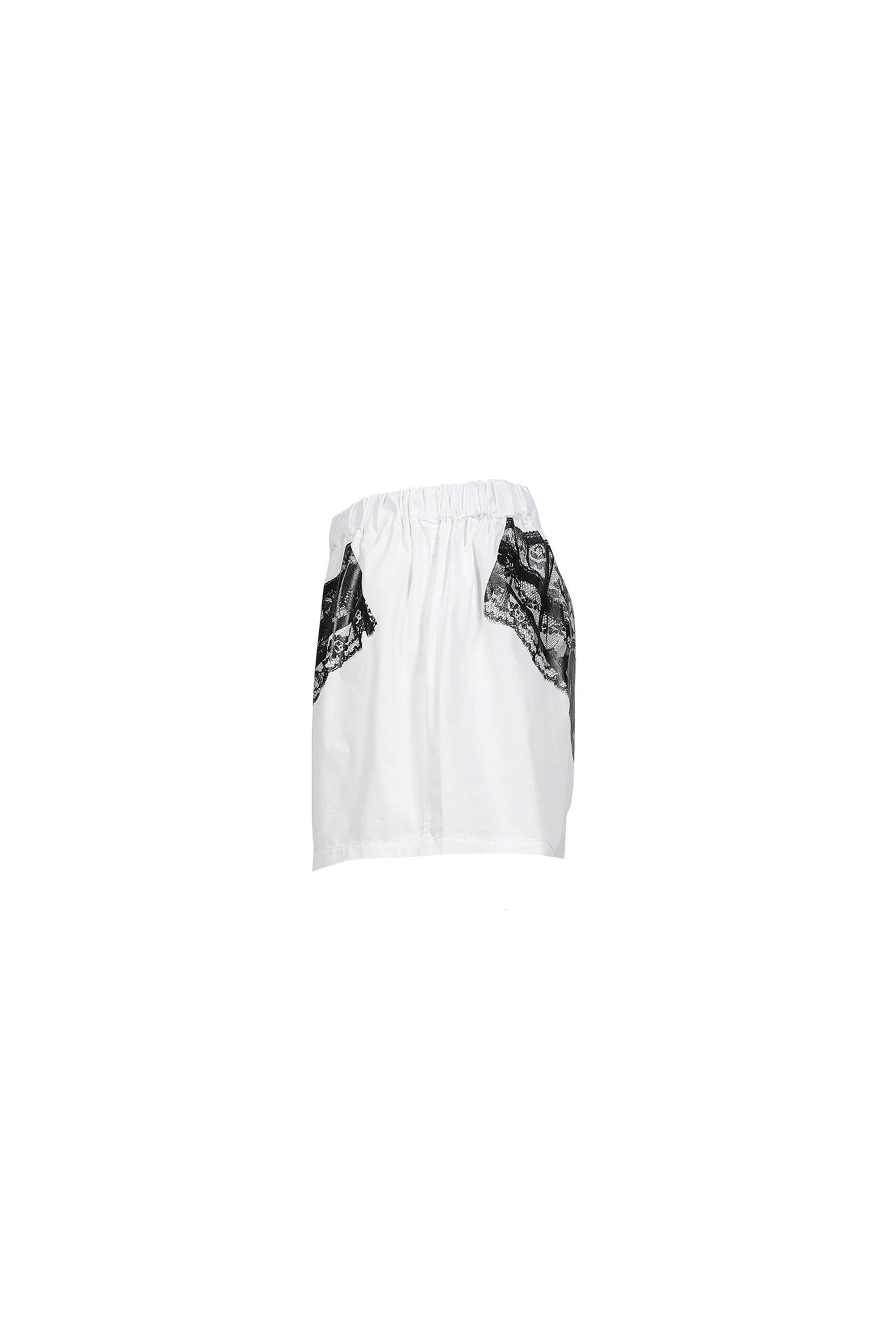 TROMPE L'OEIL WOVEN BOXER SHORTS / WHT