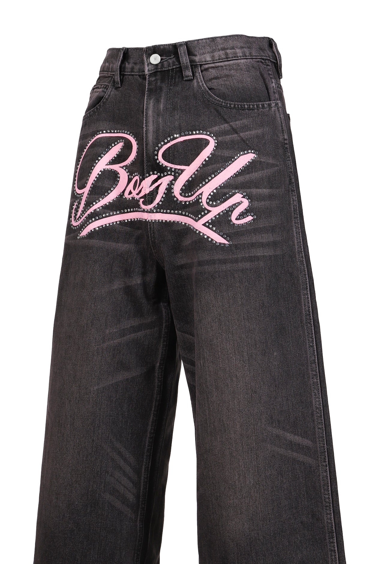 ARCH BAGGY JEANS / BLK