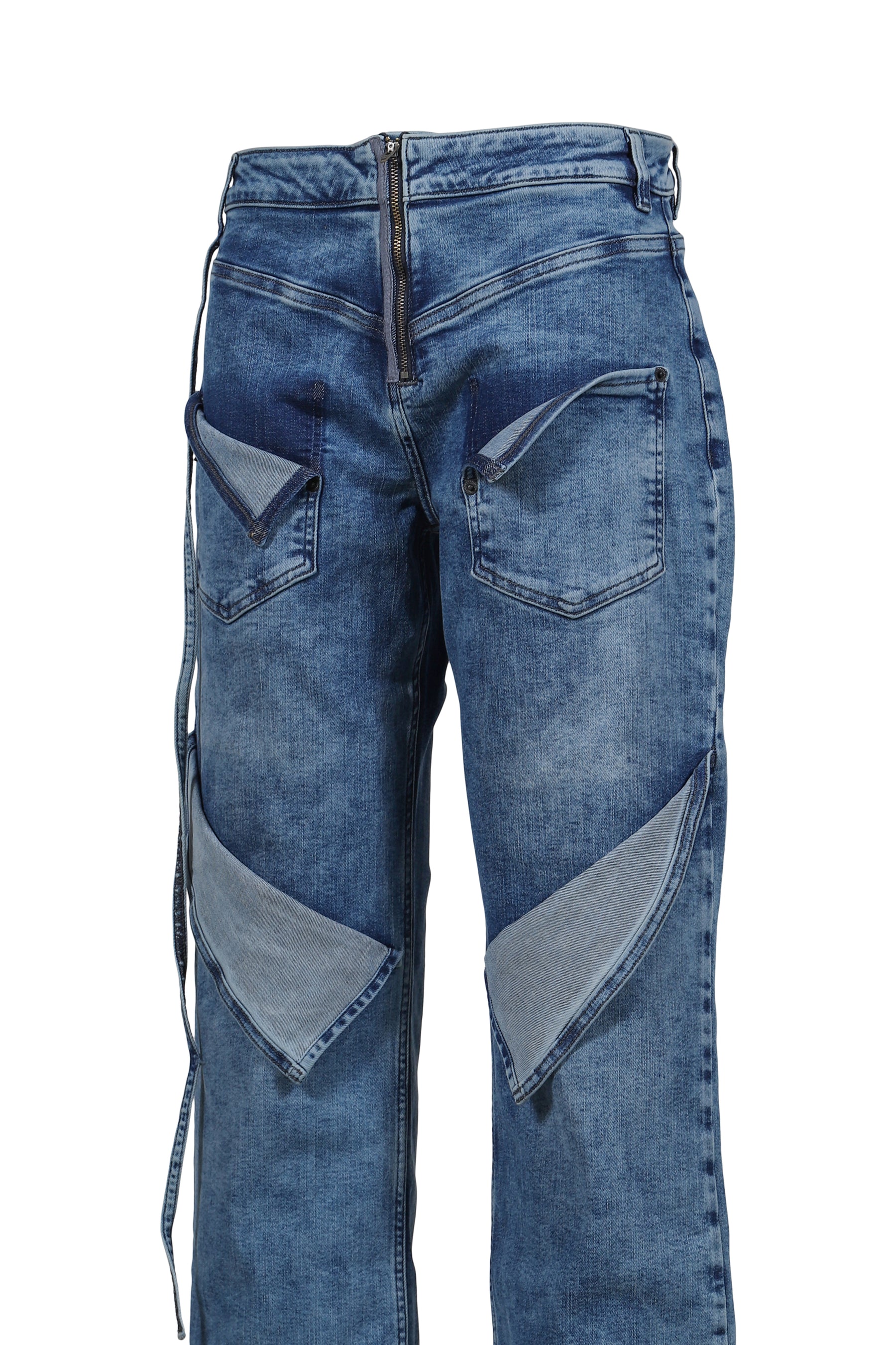 LOOSE FIT JEANS / BLU