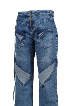 LOOSE FIT JEANS / BLU