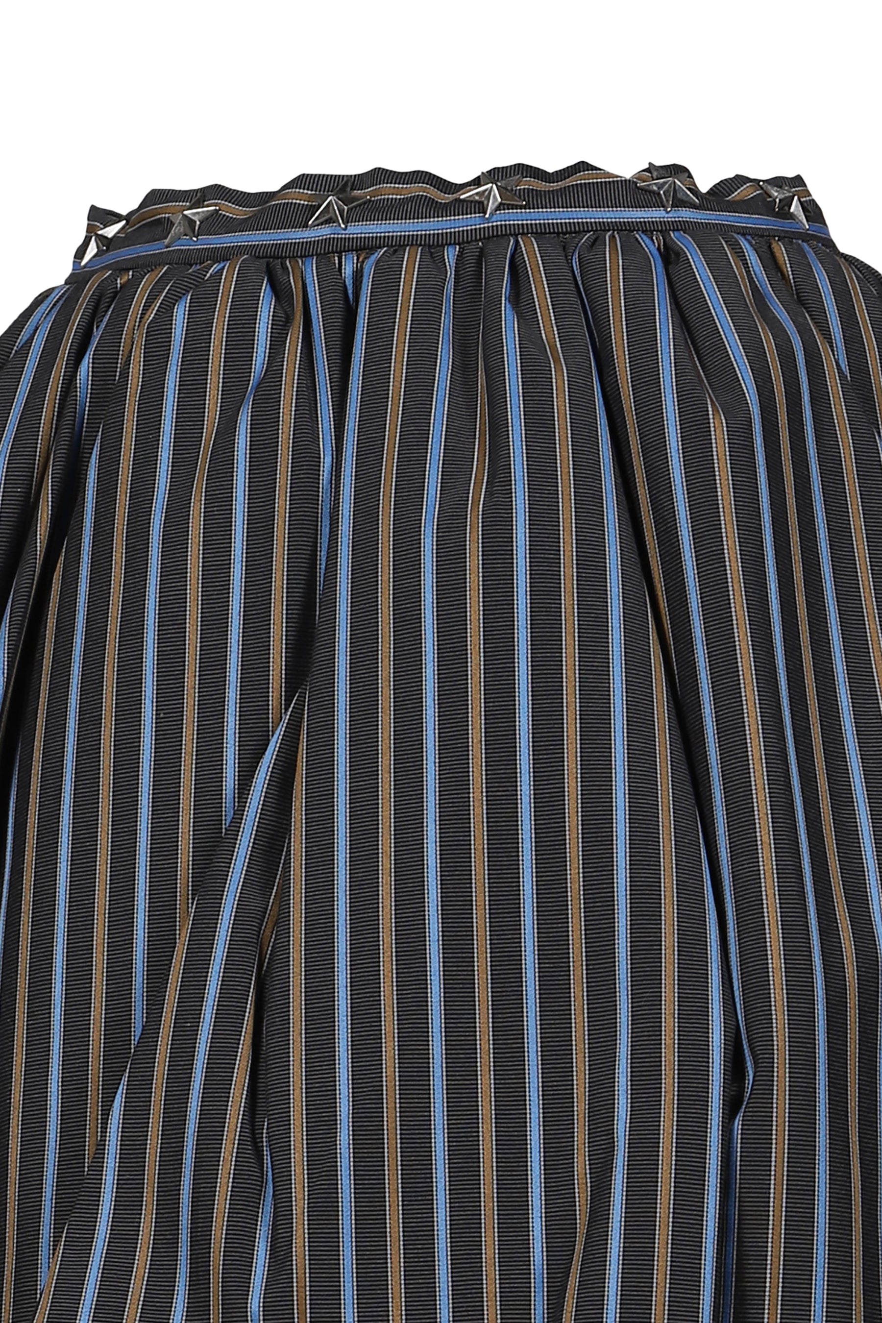 STRIPE PUFFY SKIRT / BLUE STRIPES