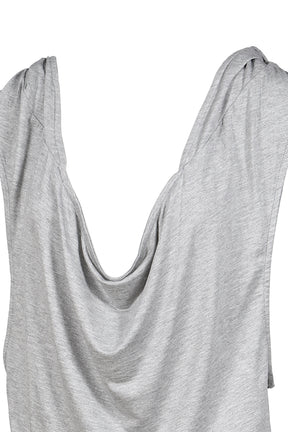 COWL BOXER HOODIE / L GRY