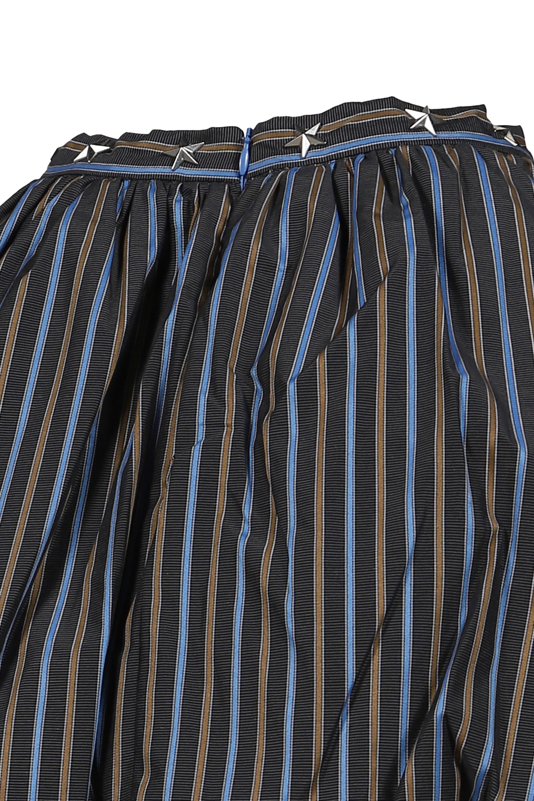 STRIPE PUFFY SKIRT / BLUE STRIPES