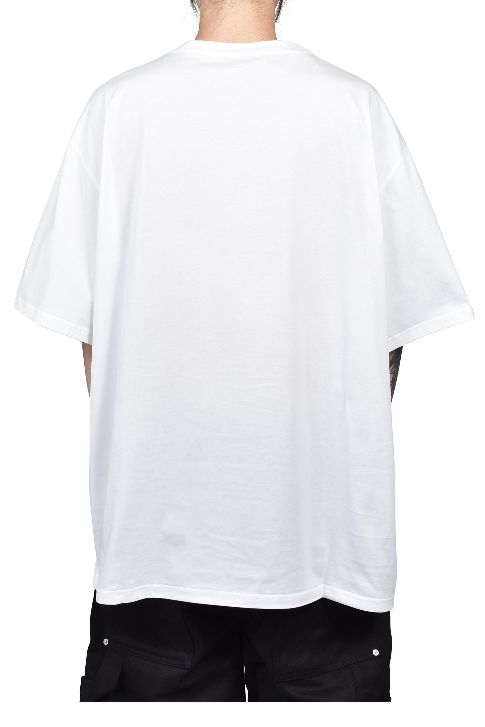 OVERSIZED DOUBLE COLLAR T-SHIRT / WHT