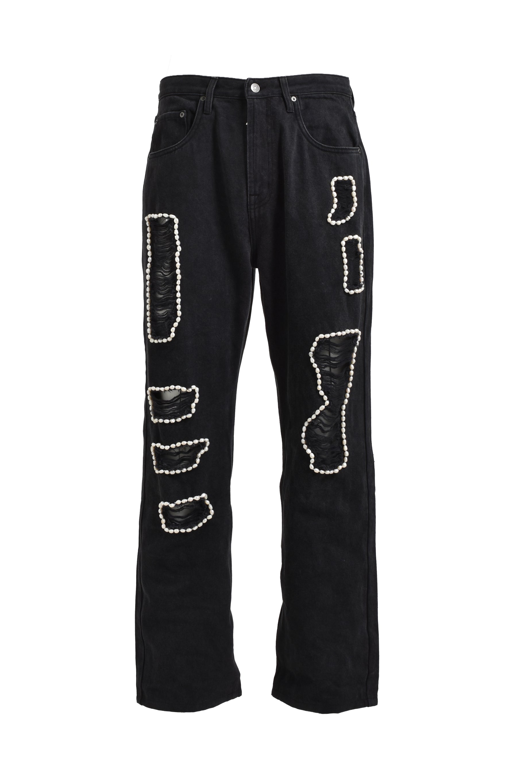 BLACK PEARLED DENIM / BLK