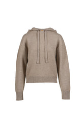 COLLEGIATE HOODIE IN CASHMERE / TAUPE