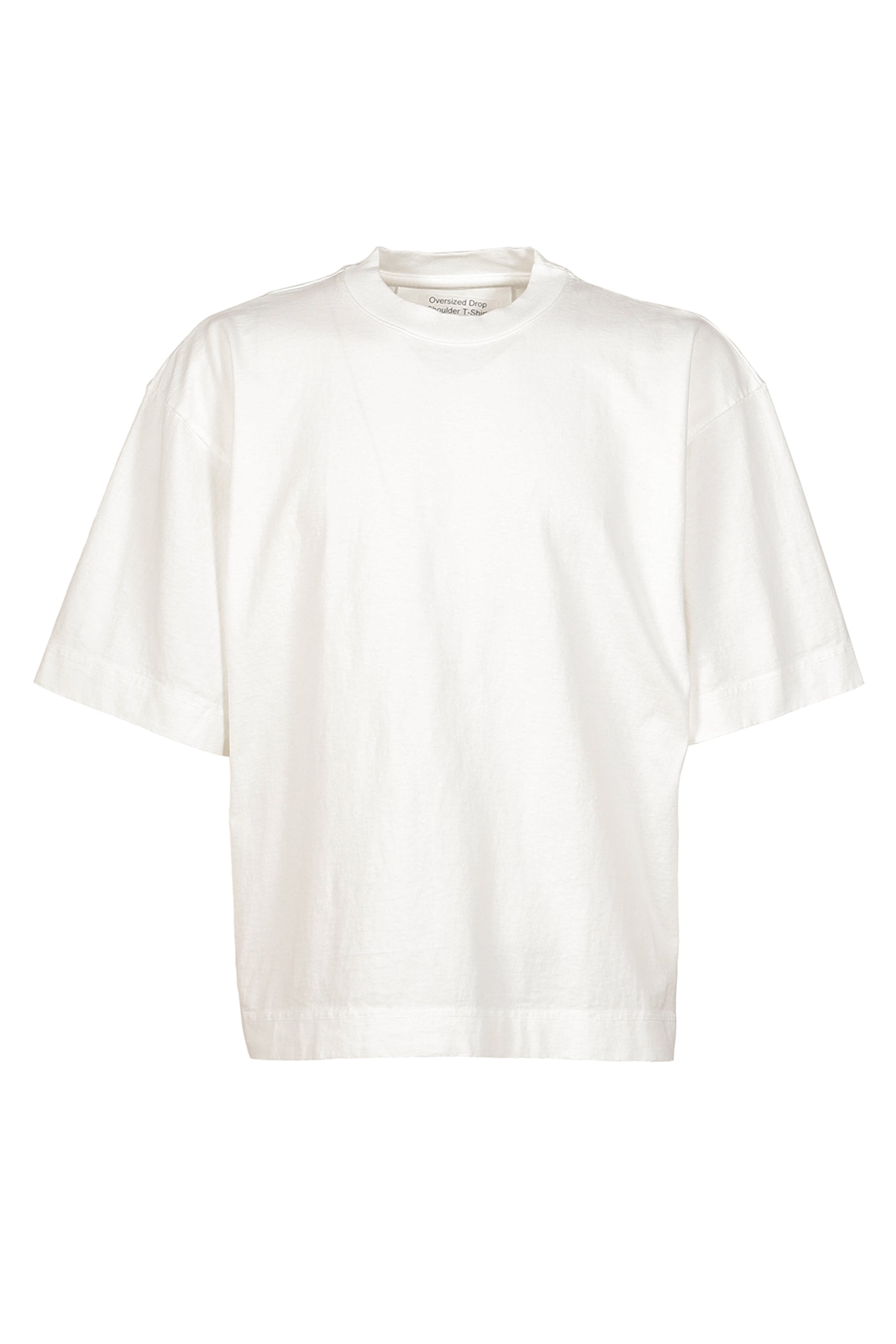 WHITE OVERSIZED US COTTON T-SHIRT / WHT