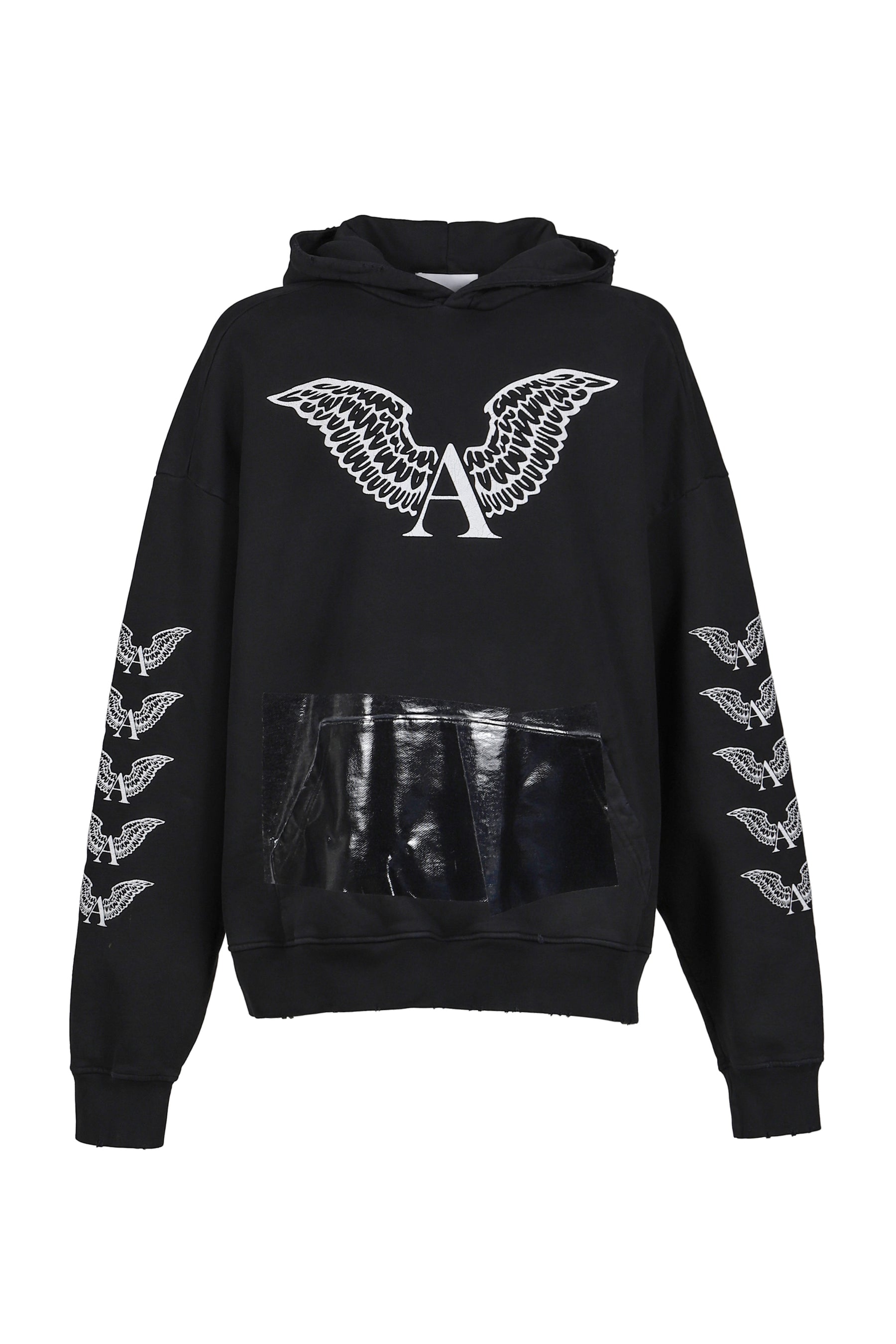 MELT LOCK LOGO HOODIE / VTG BLK 