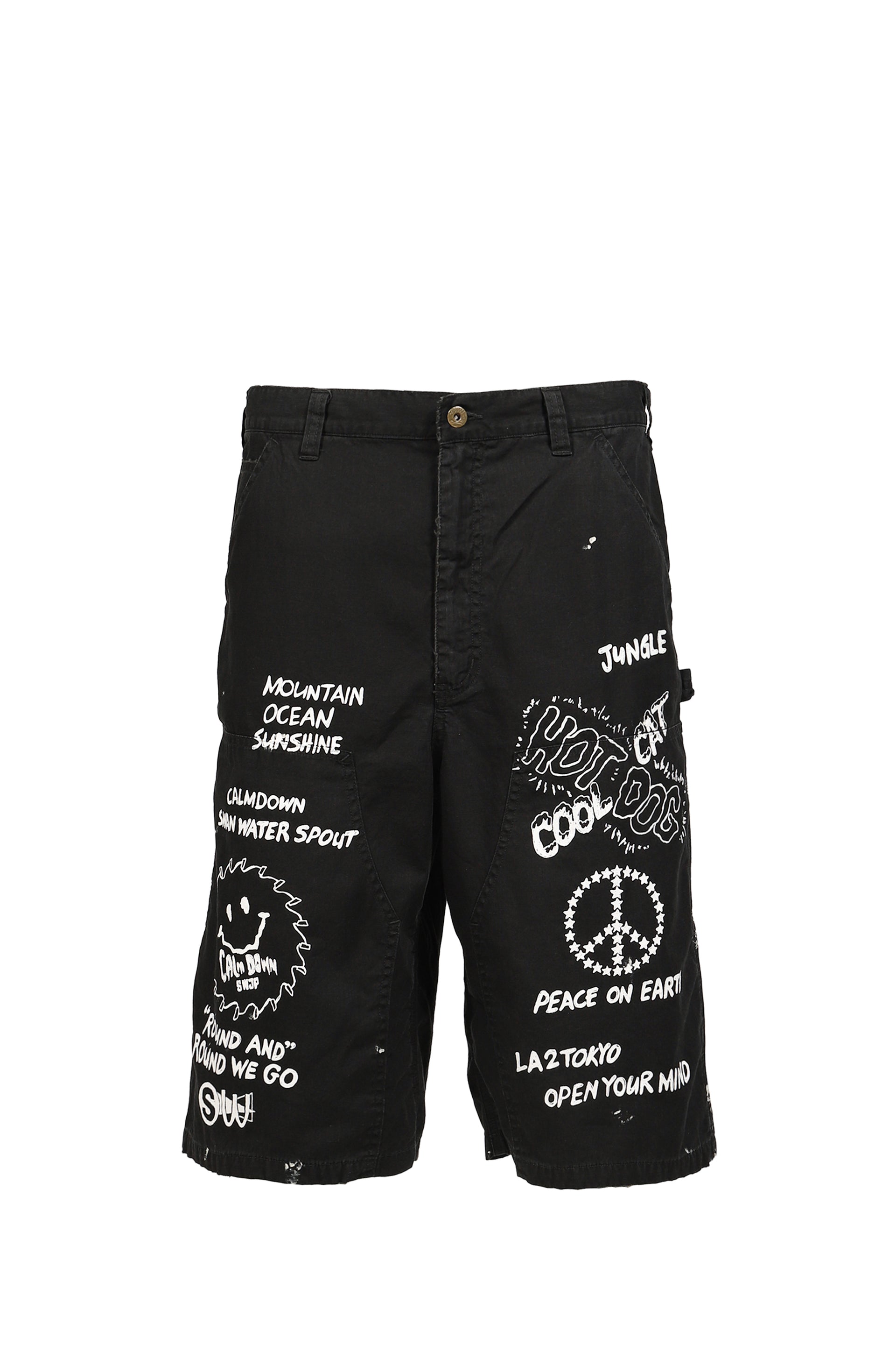 END OF YEAR BOOK SHORTS / BLK
