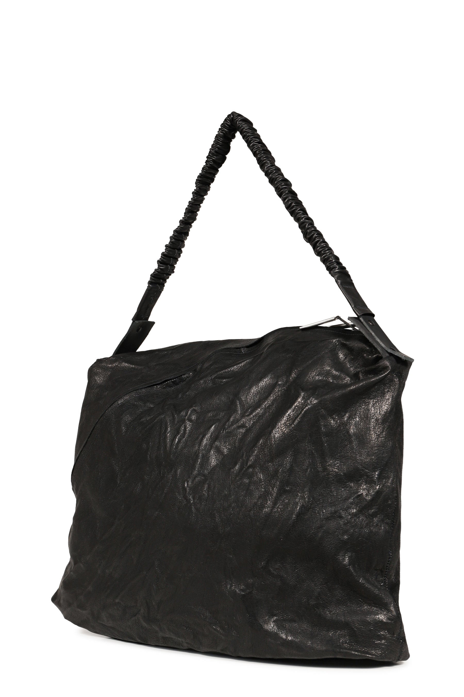 BALLADEUR CROSSBODYLEATHER BAG / NOIR