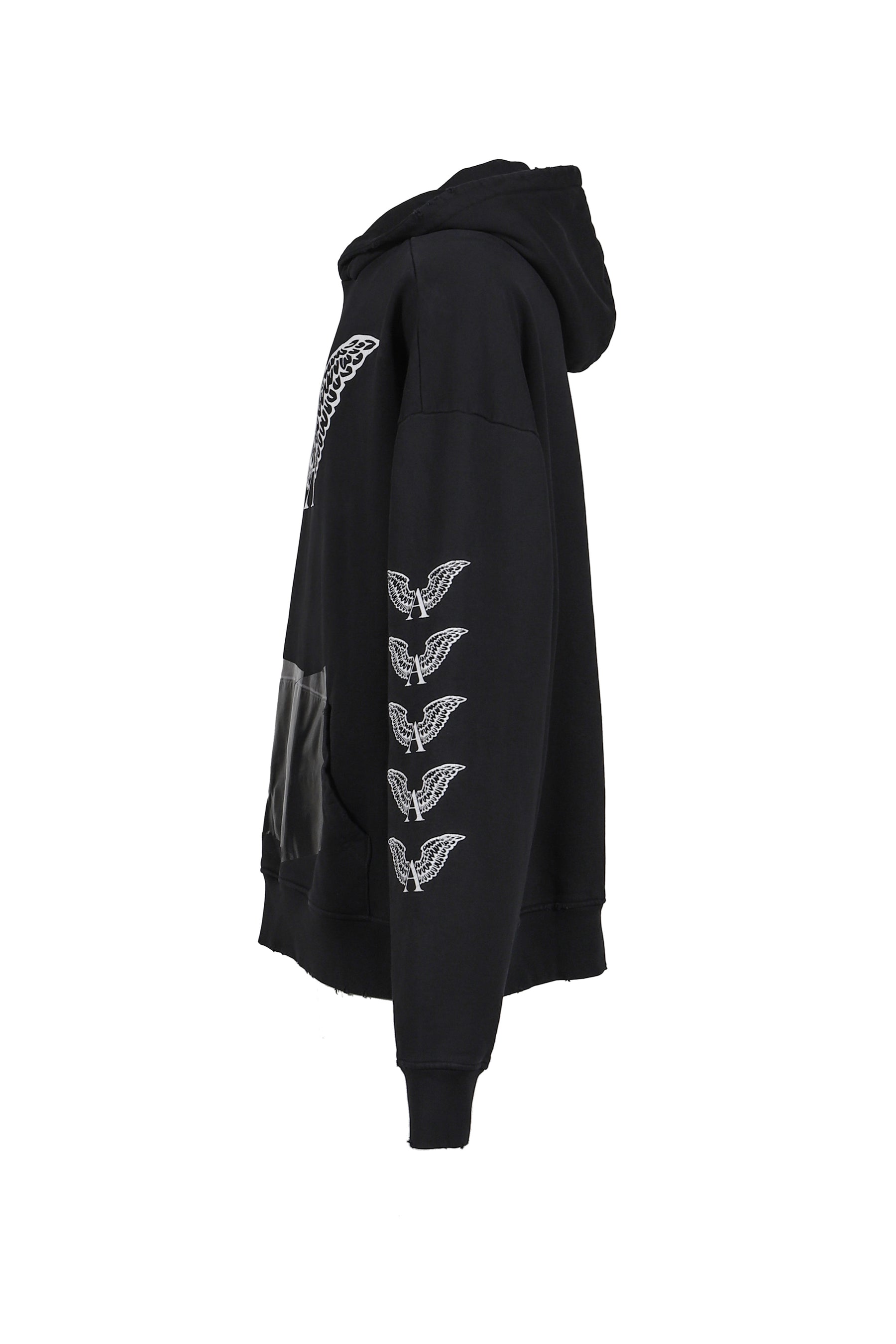 MELT LOCK LOGO HOODIE / VTG BLK 