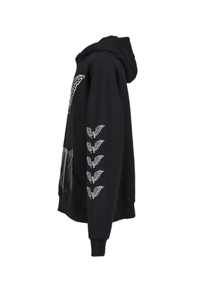 MELT LOCK LOGO HOODIE / VTG BLK 