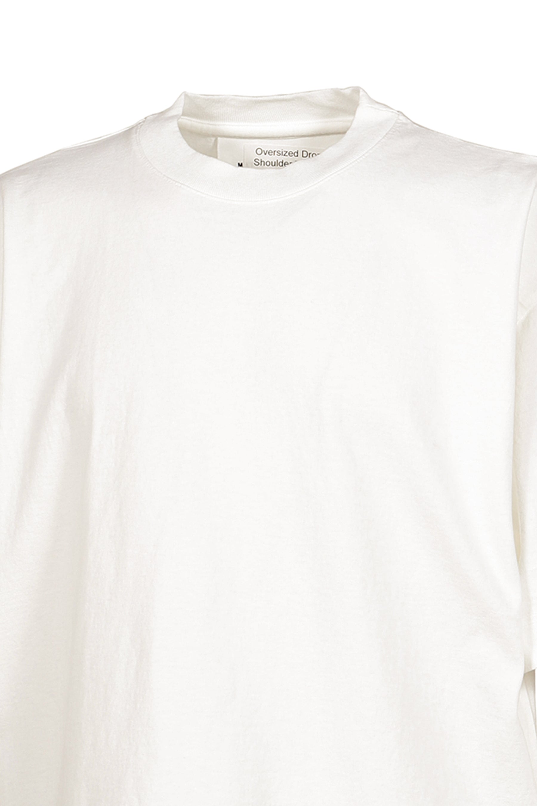 WHITE OVERSIZED US COTTON T-SHIRT / WHT