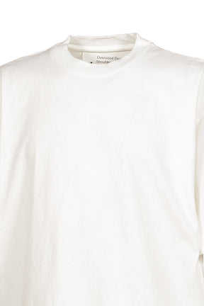 WHITE OVERSIZED US COTTON T-SHIRT / WHT