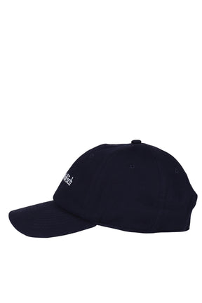 SERIF LOGO HAT / DARK NVY