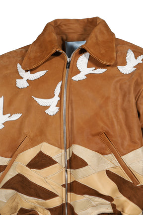 LEATHER TRAVELERS JACKET / BRW