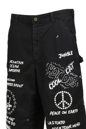END OF YEAR BOOK SHORTS / BLK