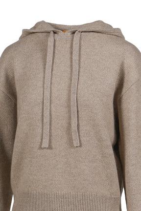 COLLEGIATE HOODIE IN CASHMERE / TAUPE